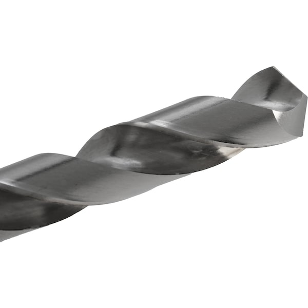 Chicago-Latrobe Screw Machine Drill Bit, 39/64 in Size, 118  Degrees Point Angle, High Speed Steel, Straight Shank - 48539