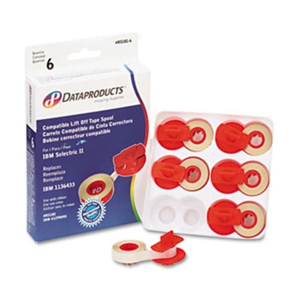 Dataproducts. Cinta de levantamiento de baja adhesión compatible R51816; Transparente - R51816