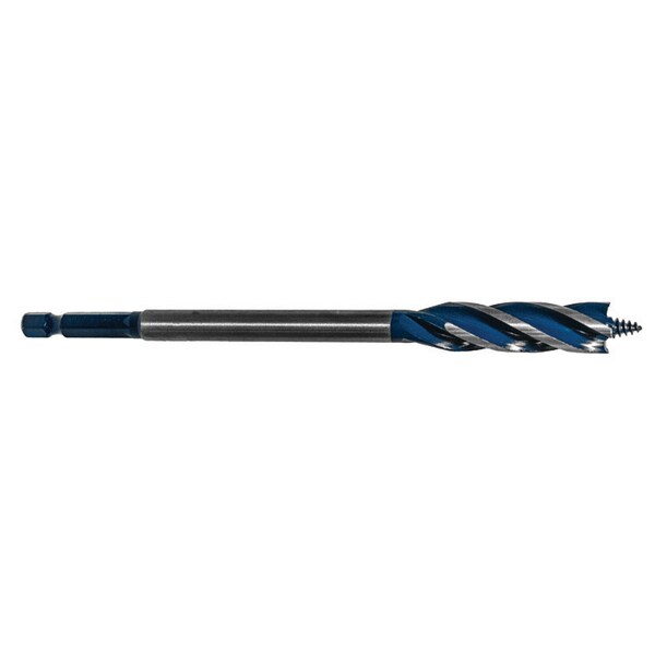Century Drill & Tool Speed Cut Auger Bit 5/8" Overall Length 6" Flute Length 2" Shank 1/4" - 38640