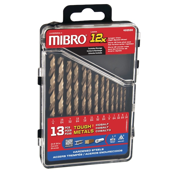 Richelieu (13-Piece) Cobalt Steel Drill Bit Set - 499560