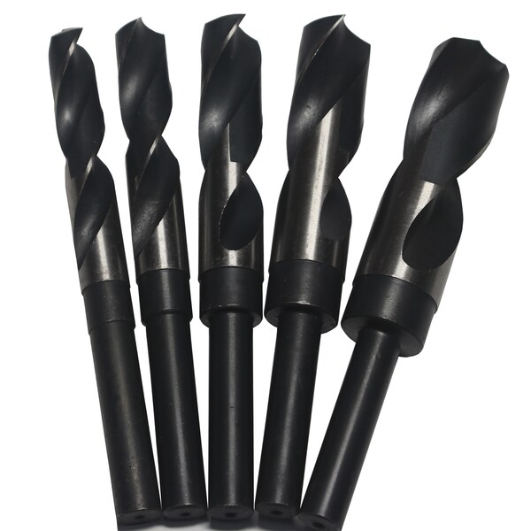 Drill America 9/16"-1" 5Pc. HSS Reduced Shank Drill Bit Set, Shank Type: Round - POUD/ARSD
