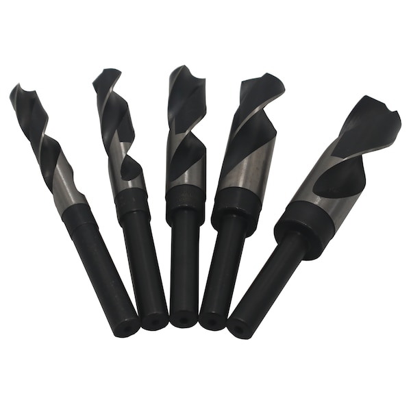 Drill America 9/16"-1" 5Pc. HSS Reduced Shank Drill Bit Set, Shank Type: Round - POUD/ARSD