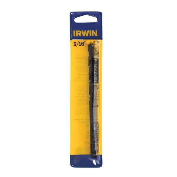 Irwin Irwin 5/16 in. X 6 in. L High Speed Steel Split Point Drill Bit Straight Shank 1 pc - 66720ZR