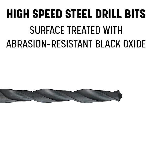 Drill America 9/64" x 6" HSS Aircraft Extension Drill Bit, D/AA/C - D/AA/CX69/64