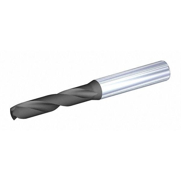 Widia Screw Machine Drill Bit, 1/4 in Size, 140  Degrees Point Angle, Solid Carbide, TiAlN Finish - VDS401A06350