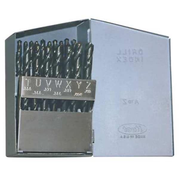 Chicago-Latrobe 26PC 135 Degree Heavy-Duty Jobber Length Drill Set Chicago-Latrobe 150ASP-TN TiN HSS A - Z - 41801