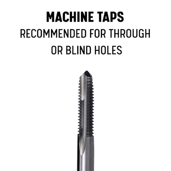 Drill America HSS Spiral Point Tap, #10-32, 2 Flutes - DWT57104