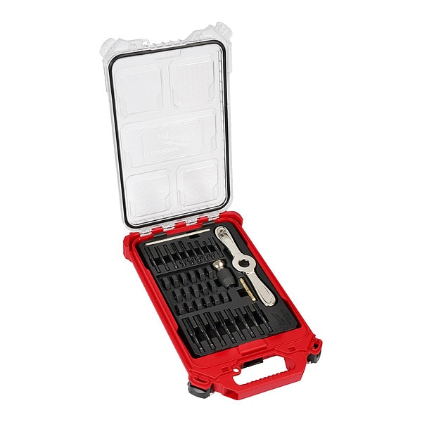 Milwaukee Tool 38PC Metric Tap & Die PACKOUT Set w/ Hex-LOK 2-in-1 Handle - 49-22-5603