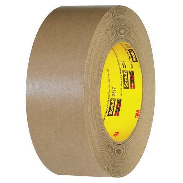 Cinta plana Scotch 3M™ 2517, 6.5 Mil, 1 1/2" x 60 yardas, Kraft, 24/Caja - T9462517