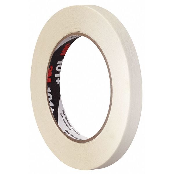 Cinta de enmascarar 3M™ 101+, 5.1 Mil, 1/2" x 60 yds., color beige, 72 por caja - T933101