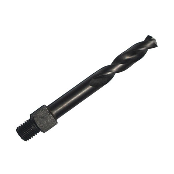 Drill America 1/4in HSS Long Threaded Shank Drill Bit Overall Length 2-1/8 - TSD1/4L-HS