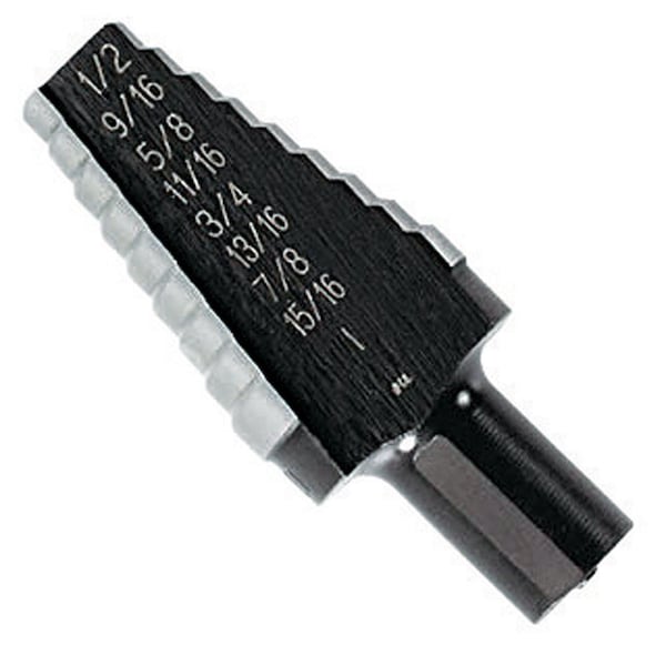 Irwin Irwin Unibit 6 in. L High Speed Steel Step Drill Bit Square Shank 1 pc - 10220