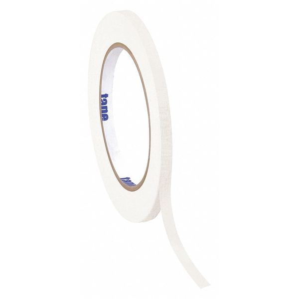 Cinta de enmascarar de colores Tape Logic, 4.9 Mil, 1/2" x 60 yds., Blanco, 72/paquete - T933003W