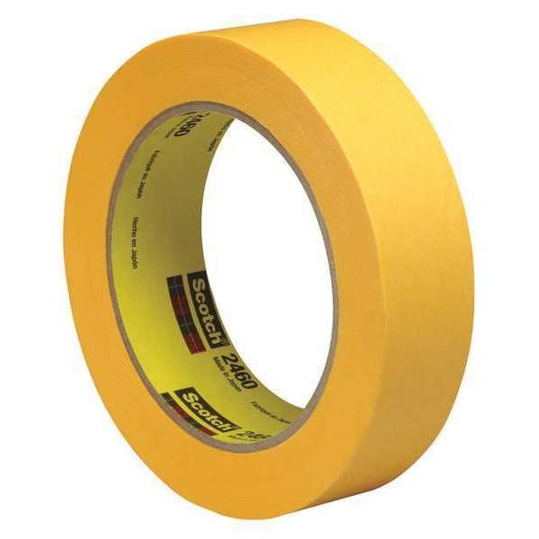 Cinta de papel Kraft Scotch 3M™ 2460, 3.3 Mil, 1" x 60 yds., Dorada, 36/Caja - T9452460