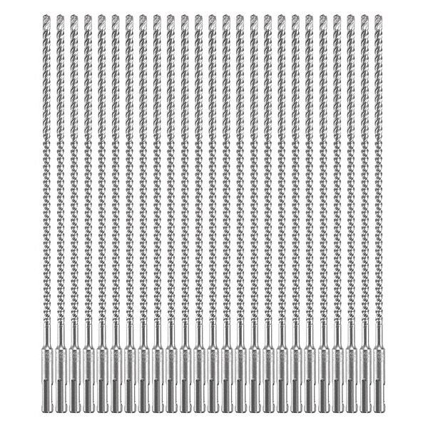 Bosch 4-Cutter Hammer Drill Bit 1/4" x 12"L, SDS Plus, 25PK - HCFC2044B25