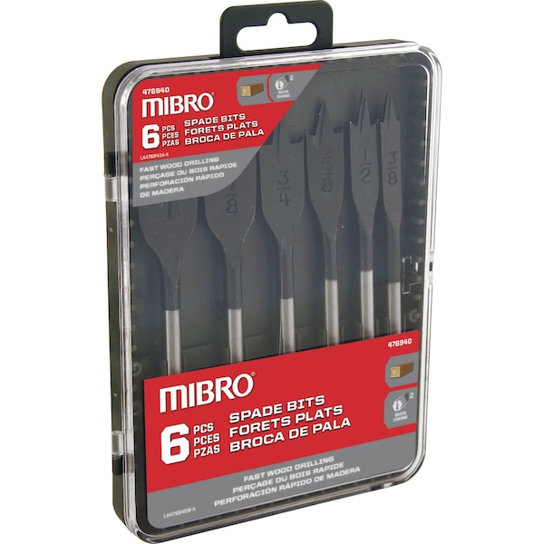 Richelieu (6-Piece) Steel Spade Bit Set - 476940