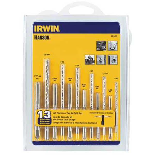 Irwin All Purpose Drill & Tap Set - 80187