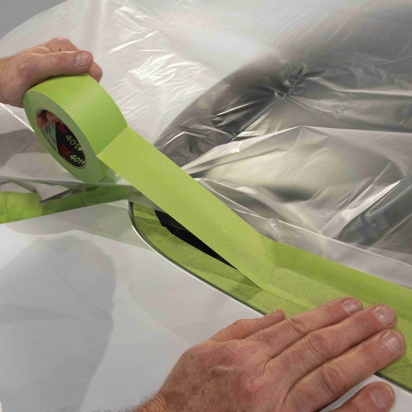 Cinta de enmascarar 3M™ 401+/233+, 6.7 mil, 1" x 60 yardas, verde, 24 por caja - T935401