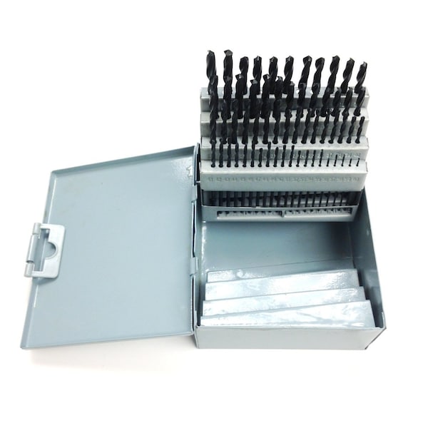 Hhip 61 Piece #1-60 High Speed Steel Wire Gage Drill Set - 5001-1060