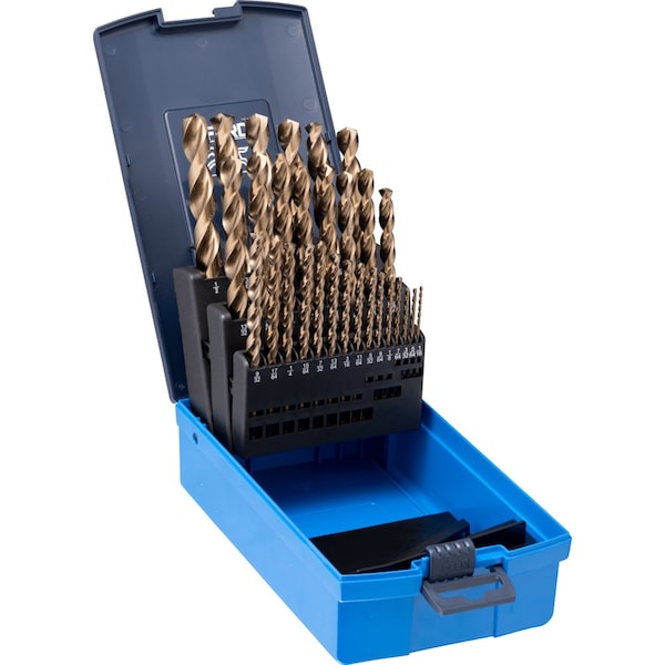 Pferd HSS Twist Drill Set 1/16 - 1/2 in. M35 Co5 INOX 29 pc - 20076
