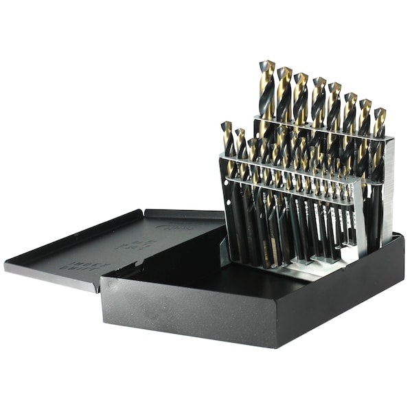 Drillco 21PC NITRO MECHANICS SET 1/16-1/4 9/32-1/2 BY 32 - 350N21V