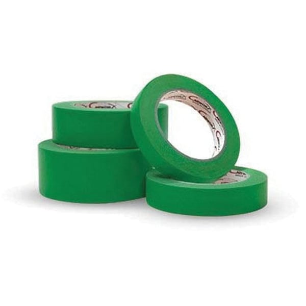 Cinta para enmascarar Carworx 1200 Verde, 0.75 pulgadas, 18 mm x 55 m, paquete de 48 - 134.84