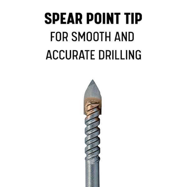Drill America 5 Piece Carbide Tipped Glass & Tile Drill Bit Set - DWDGD-SET
