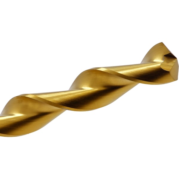 Chicago-Latrobe 135 Degree Deep Hole Parabolic Taper Length Drill Chicago-Latrobe 120DH-TN TiN HSS RHS/RHC 21/64 - 55253