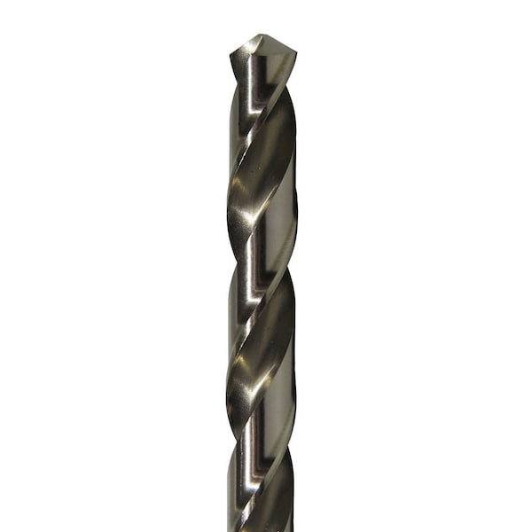 Drill America 1/4" HSS Polished Jobber Length Drill Bit, DWDP Series - DWDP1/4