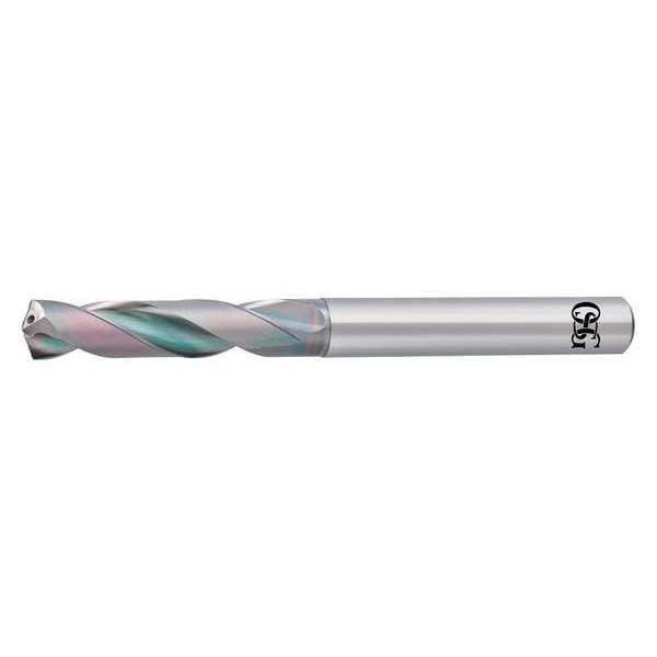 Osg Screw Machine Drill Bit, 4.00 mm Size, 140  Degrees Point Angle, Solid Carbide, EgiAs Finish - 8690400