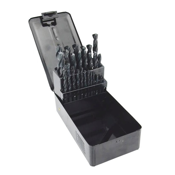 Hhip 29 Piece Black OxID e HSS Drill Set 1/16-1/2" By 64ths - 5000-0002