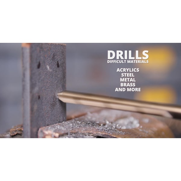 Drill America 29 Piece Stepped Point Cobalt Drill Bit Set in Plastic Case (1/16" - 1/2" x 1/64") - ZO-GSC29J-PC
