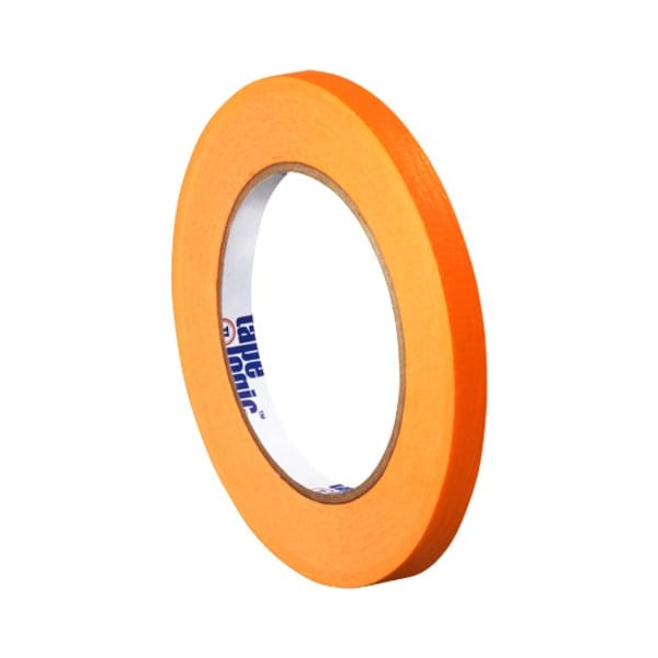 Cinta adhesiva Tape Logic® Tape Logic® Masking Tape, 4.9 Mil, 1/4" x 60 yds., Naranja, 144/Paquete - T931003D