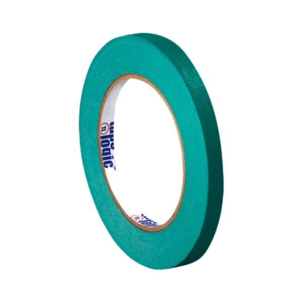 Cinta de enmascarar Tape Logic, 4.9 Mil, 1/4" x 60 yds., Verde oscuro, 144/Caja - T931003E