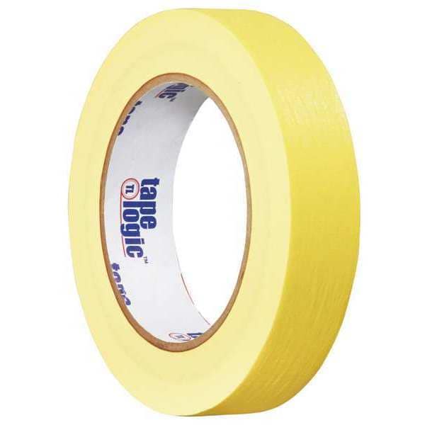 Cinta de enmascarar Tape Logic, 4.9 Mil, 1" x 60 yds., Amarilla, 36/Estuche - T935003Y