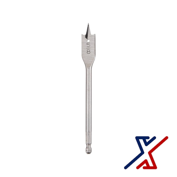 X1 Tools 5/8 in. x 6 in. Long Spade Bit / Paddle Bit / Wood Bit 12 Bits by X1 Tools - X1E-CON-BIT-SPA-2063X12