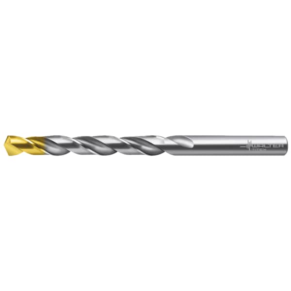Walter Jobber Drills, 0.1299 inch diameter, 8 xDc, HSS, no coolant exit, for - DA110-08-03.300U0-WZ90AJ