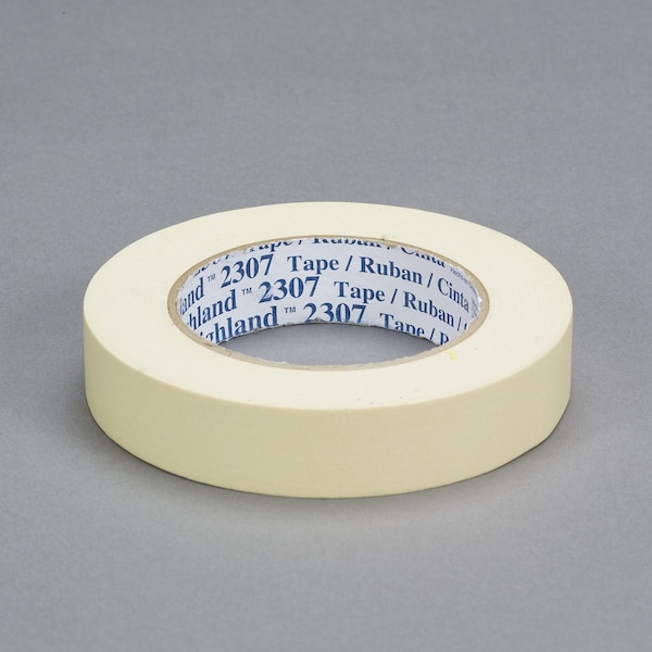 Cinta de enmascarar 3M™ 2307, 5.2 mil, 1/2" x 60 yds., Natural, 72/caja - T9332307