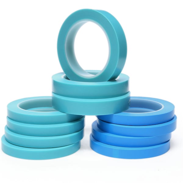 Cinta de línea fina 3M, azul, 1/2 Pulg. x 36 Yardas, PK72 - 4737T