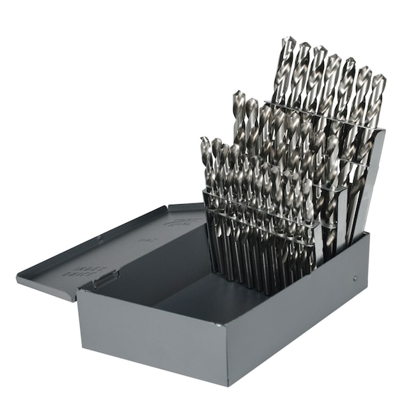 Rocky Mountain Twist Black/Gold Jobber Length Drill Bit 26pk., Number of Pieces: 26 - 95090881