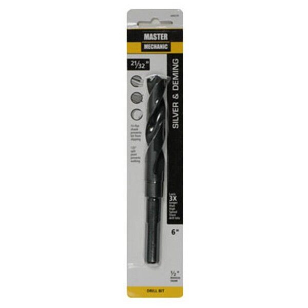 Swivel 0.656 x 6 in. Master Mechanic Oxide Drill Bit - Black - SW3840782