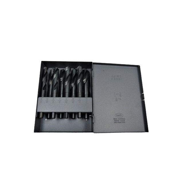 Eagle Taptek Cutting Tools 9/16-1X16THS 8 PIECE 1/2 SHANK DRILL SET - 1090-JSD8-I