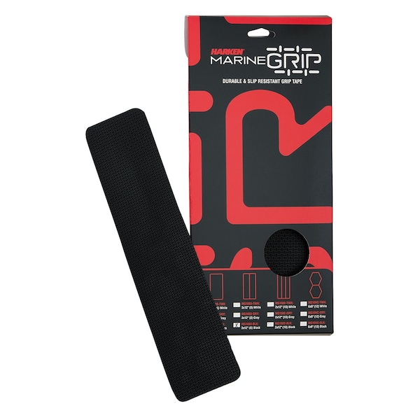 Harken Cinta Antideslizante Marina, 3 x 12 pulgadas, Negro, 8 Piezas - MG1003-BLK