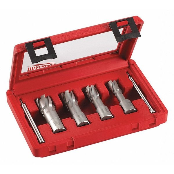 Milwaukee Tool 4PC 1-3/8" TCT Annular Cutter Kit - 49-22-8430