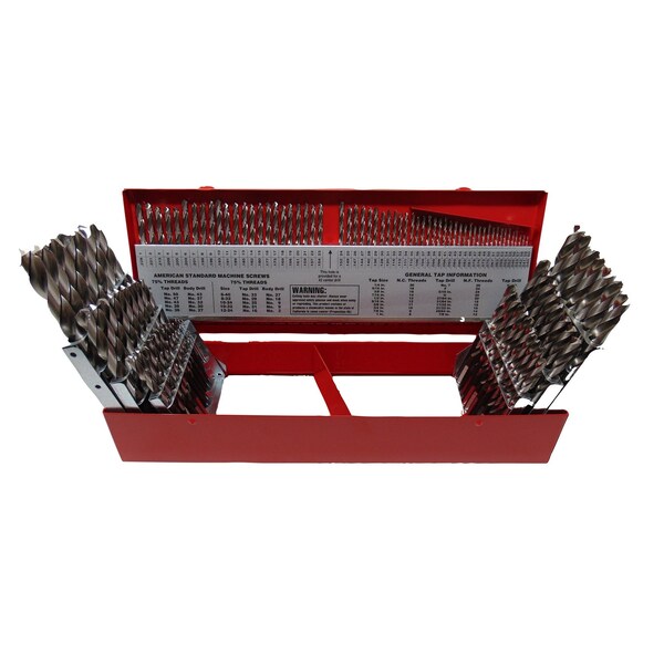 Norseman By Viking Drill And Tool 115 Piece #1-60, A-Z, 1/16-1/2" Jobber Drills - 47512
