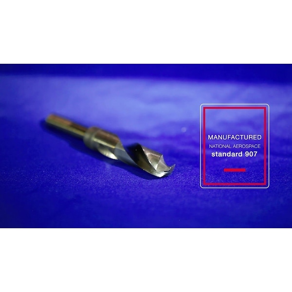 Drill America 20.00mm Cobalt Drill Bit with 1/2" Reduced Shank, D/ACO - D/AMMCO20.00