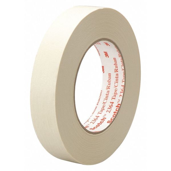 Cinta de enmascarar Scotch 3M™ 2364, 6.5 Mil, 1" x 60 yds., Beige, 12/Estuche - T935236412PK