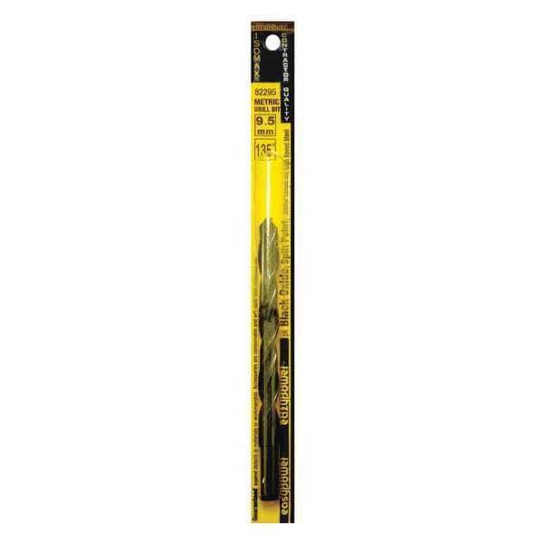 Eazypower 9.50mm HSS 135 Deg. Jobber Length Drill Bit, Shank Dia.: 3/8" - 82295