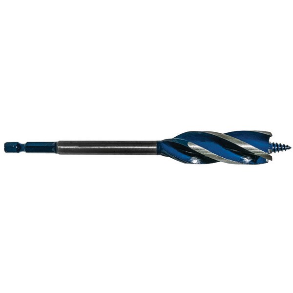 Century Drill & Tool Speed Cut Augerbit 13/16 Overall Length 6 Flute Length 2-1/2 Shank 1/4 - 38652