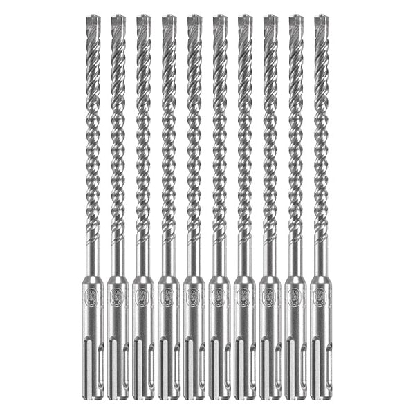 Bosch 4-Cutter Hammer Drill Bit 1/4" x 6.000"L, SDS Plus, 10PK - HCFC2041B10